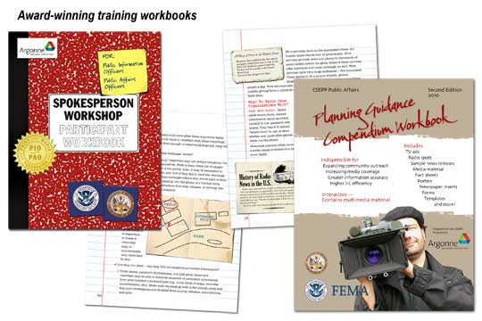 Training workbooks for US Army/FEMA